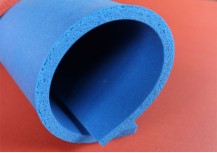 Blue Color Silicone Rubber Foam