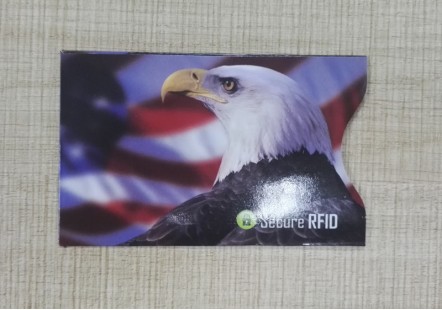 Aluminum Foil Paper Rfid Credit Card Sleeve