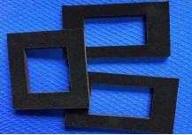 Black Polyurethane Foam Insert with Velvet