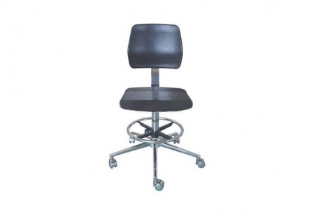 PU Style One Time Forming ESD Chair With Back
