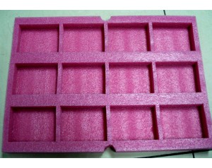 Pink ESD Anti static EPE Foam Tray