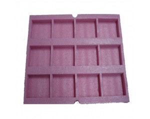 Rigid box with  static protective EPE foam tray