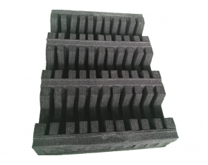 Anti static IXPE foam sheet die cut in black color