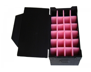 Corrugate box with EPE foam insert the packing box