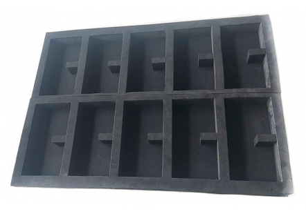Close cell black foam tray durable use