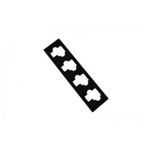 Die Cut Black Conductive Foam Gasket  Die Cut Black Conductive Foam Gasket