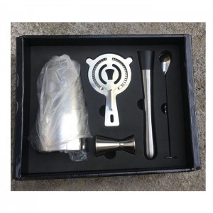 Packing rigid cardboard box with EVA foam inserts