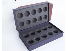 Customized box with foam inserts