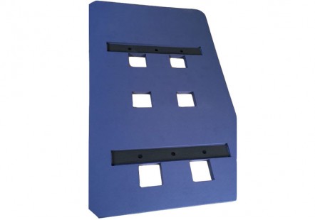 EVA Foam Insert with Blue Fabric Coating