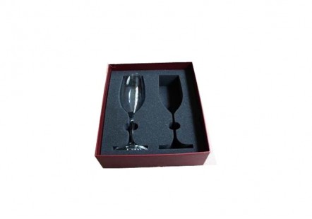 Cardboard + PU Polyurethane Insert for Glasses Cardboard + PU Polyurethane Insert for Glasses