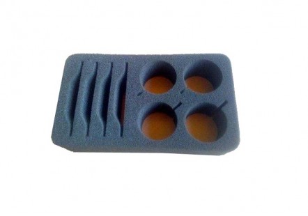 Customized Die Cut PU Foam Tray Customized Die Cut PU Foam Tray