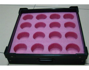 ESD Plastic Box with Pink EPE Foam Insert  ESD Plastic Box with Pink EPE Foam Insert