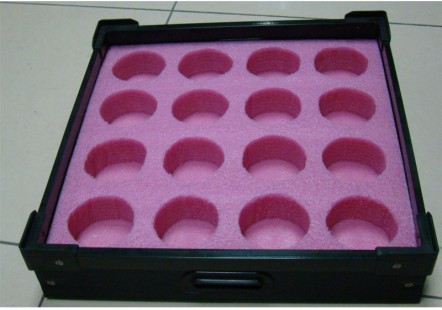 ESD Plastic Box with Pink EPE Foam Insert ESD Plastic Box with Pink EPE Foam Insert