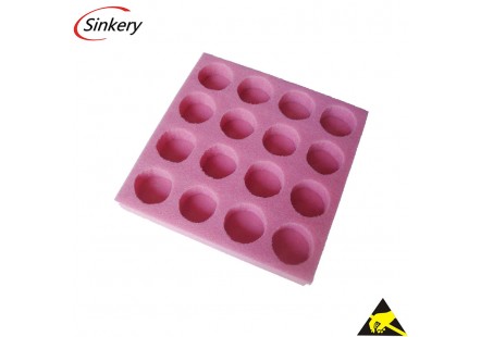 Electrostatic discharge packing foam
