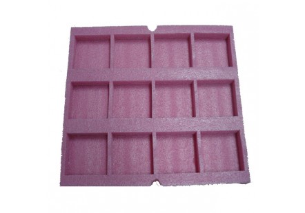 Rigid box with  static protective EPE foam tray