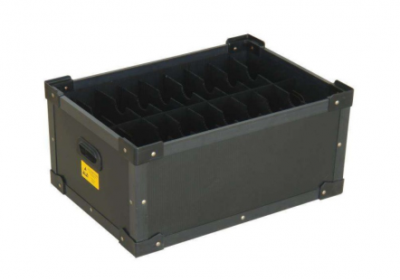 Black Molding ESD Components Box For Packing