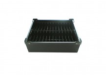 Black anti static plastic ESD box