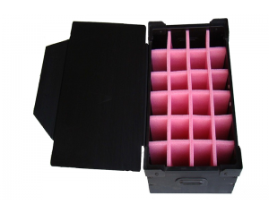 Corrugate box with EPE foam insert the packing box  Corrugate box with EPE foam insert the packing box