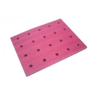 Electrical connectors use EPE foam with die cutting