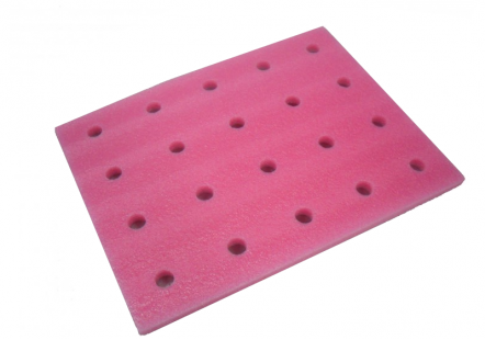 Electrical connectors use EPE foam with die cutting