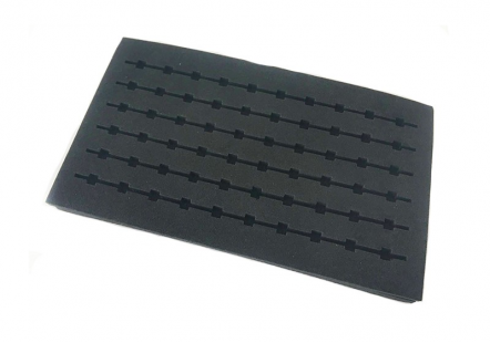 Excellent and permanent ESD anti static die cut EVA foam tray Excellent and permanent ESD anti static die cut EVA foam tray