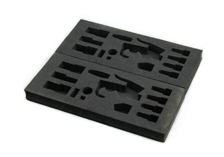 Carving foam tray with logo