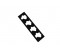 Die Cut Black Conductive Foam Gasket